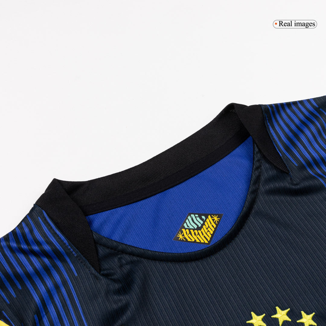 ENDRICK #19 Brésil Extérieur Maillot 2026 Bleu marine