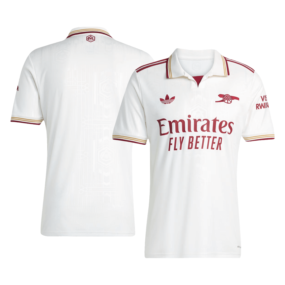 Arsenal Third Maillot 2025/26 Blanc
