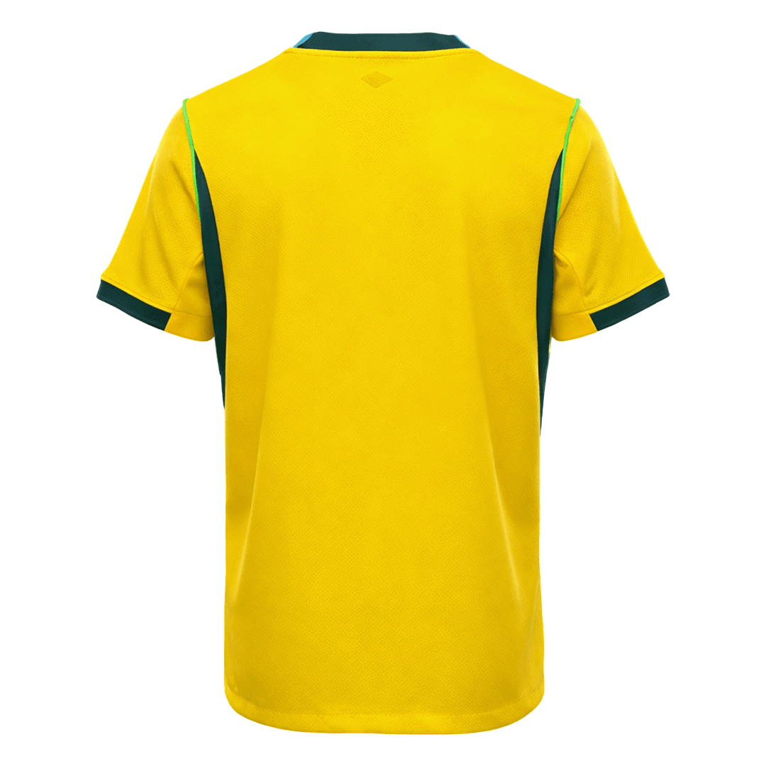 Brésil Domicile Maillot Kit 2026 Jaune