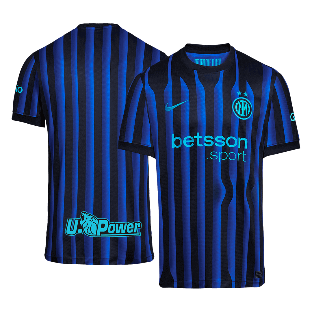 Inter Milan Domicile Maillot 2025/26 Blue&Black Grande Taille