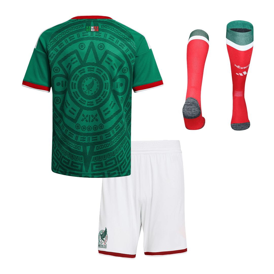 Mexique Domicile Maillot Kit 2026 Enfant Vert