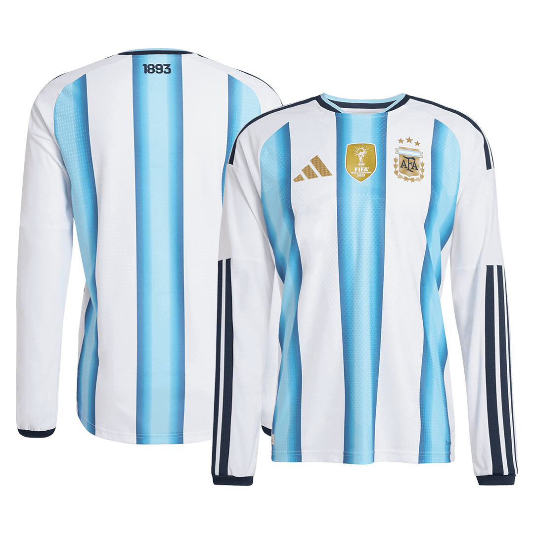 Argentine Domicile Maillot Manches Longues 2026 Blue&White