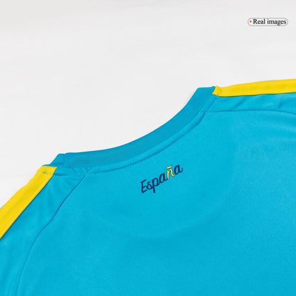 Espagne Gardien Maillot 2026 Bleu Grande Taille