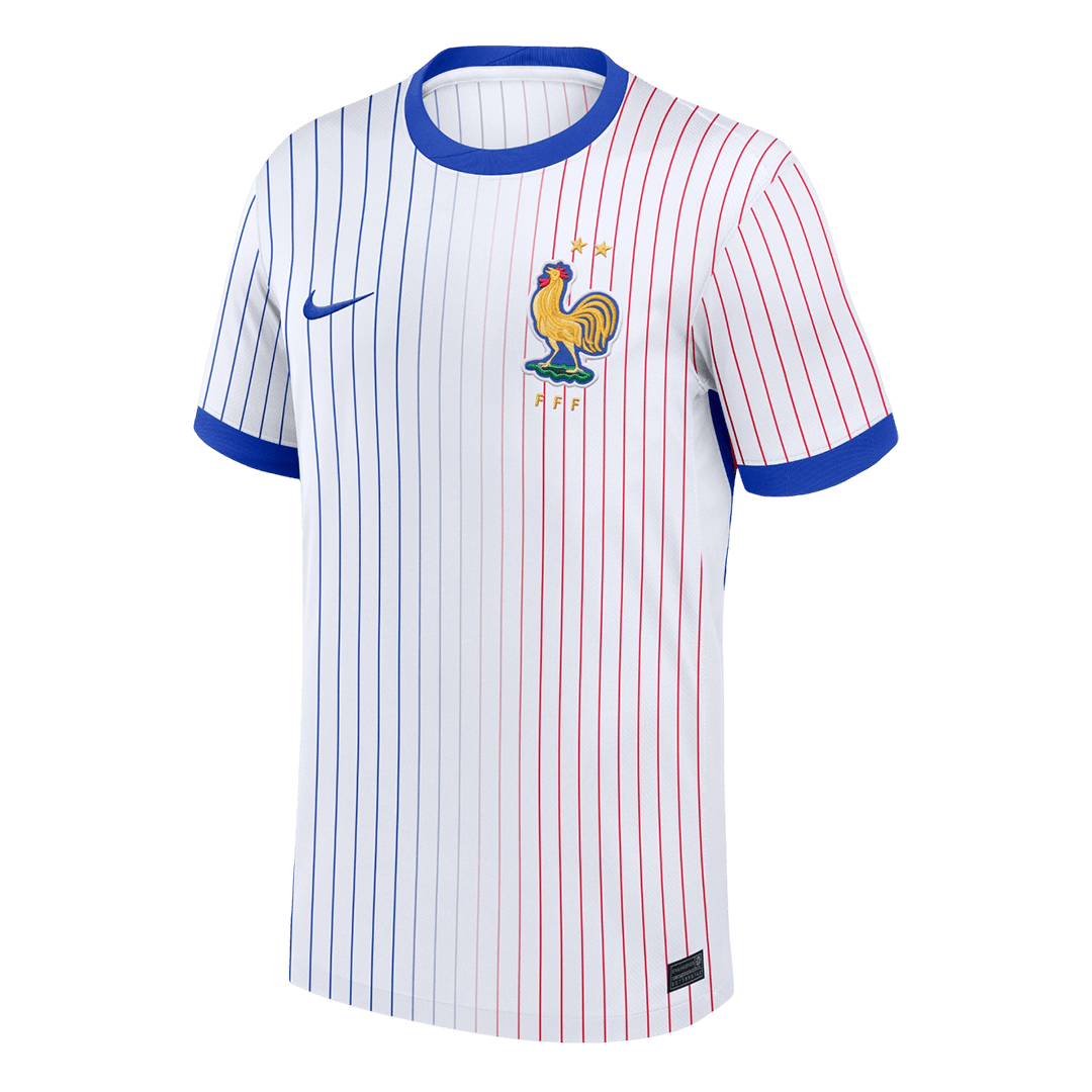 France Extérieur Maillot 2024 Blanc Grande Taille