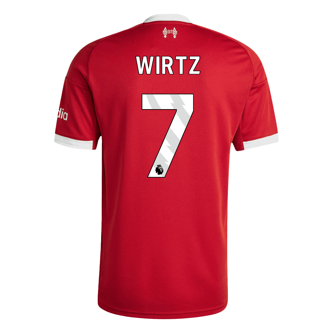 WIRTZ #7 Liverpool Domicile Maillot 2025/26 Rouge
