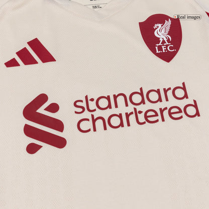 Liverpool Extérieur Maillot 2025/26 Blanc Joueur