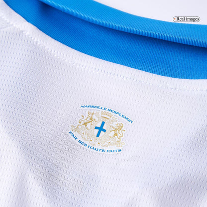 Olympique de Marseille Domicile Maillot Kit 2025/26 Enfant Blanc