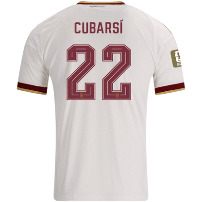 CUBARSÍ #22 Espagne Extérieur Maillot 2026 Blanc Joueur