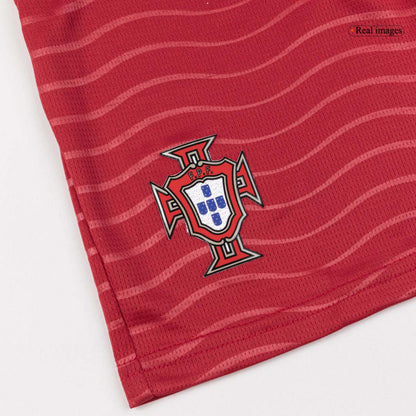 RONALDO #7 Portugal Domicile Maillot Kit 2026 Enfant Rouge - Super