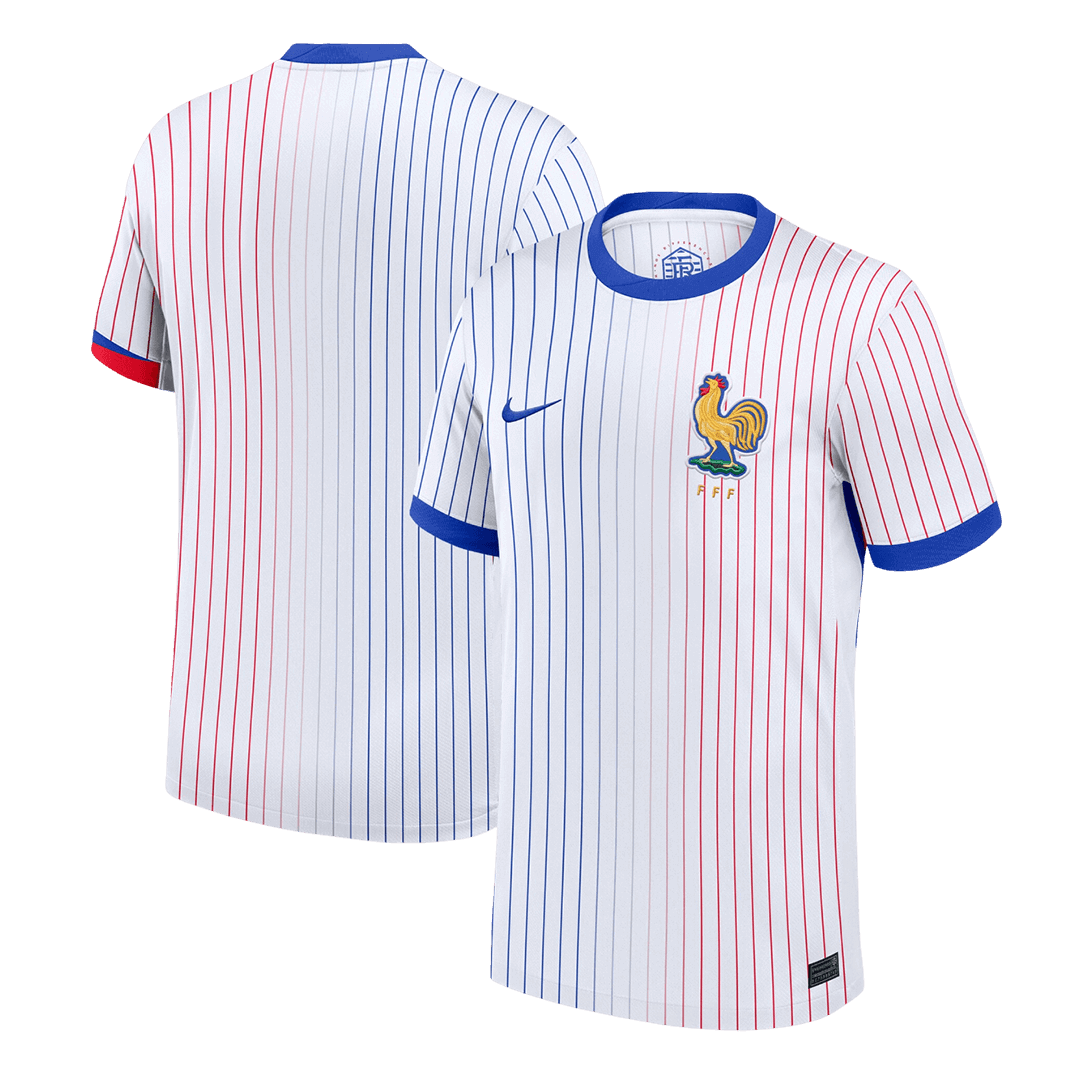 France Extérieur Maillot 2024 Blanc Grande Taille