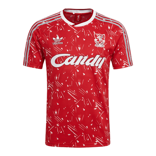 Retro Liverpool Domicile Maillot 1989/91 Rouge
