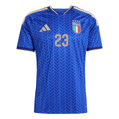 BASTONI #23 Italie Domicile Maillot 2026 Bleu - Super