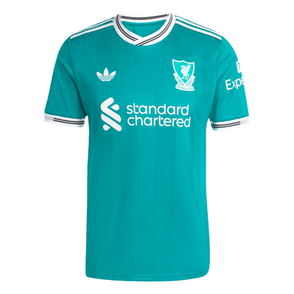 Liverpool Third Maillot 2025/26 Vert Joueur
