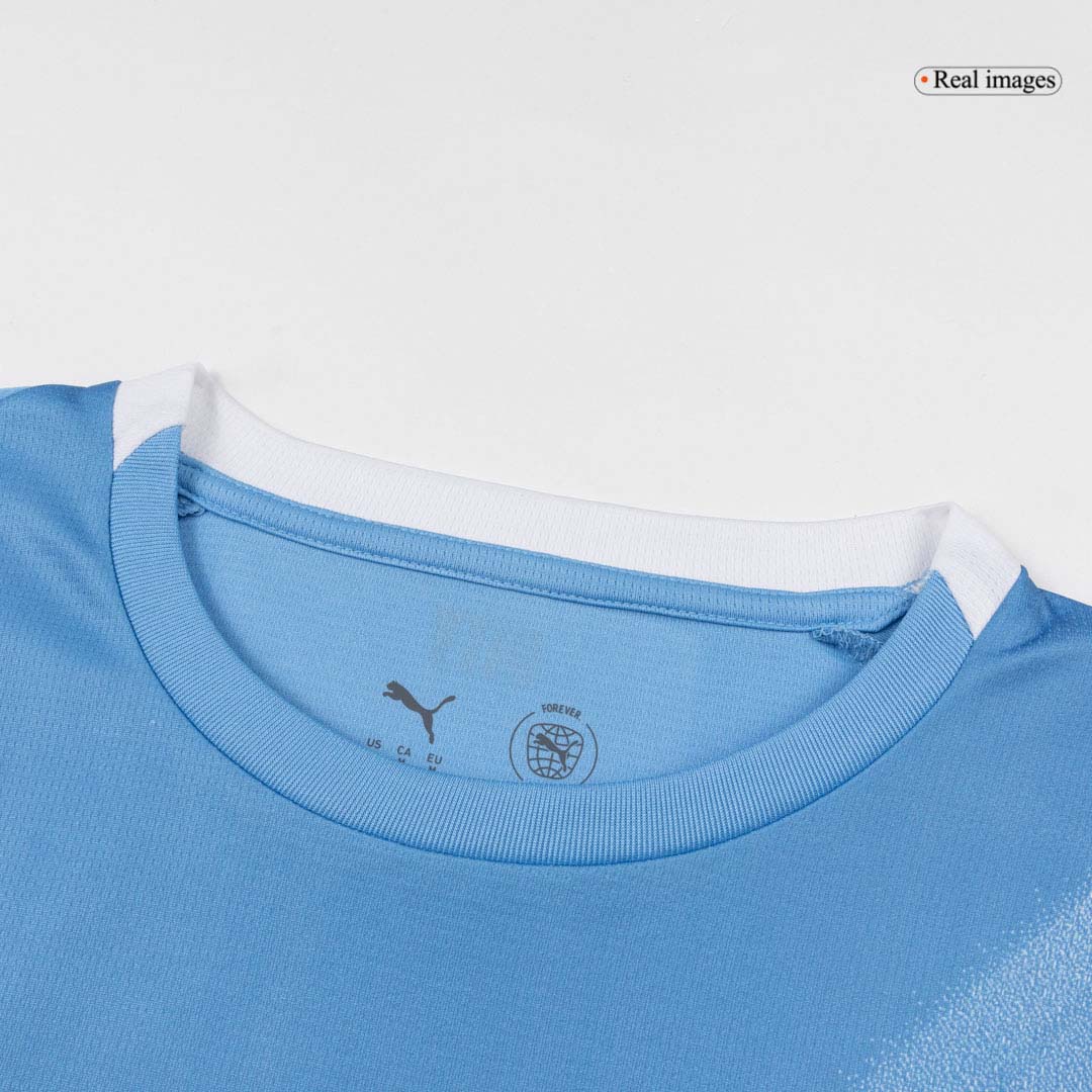Manchester City Domicile Maillot 2025/26 Bleu - Super Grande Taille