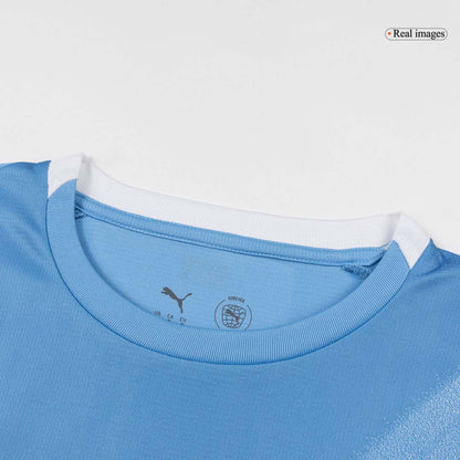 Manchester City Domicile Maillot 2025/26 Bleu - Super Grande Taille