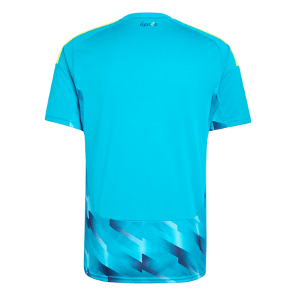Espagne Gardien Maillot 2026 Bleu Grande Taille