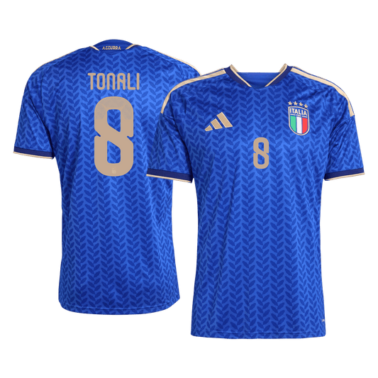 TONALI #8 Italie Domicile Maillot 2026 Bleu - Super