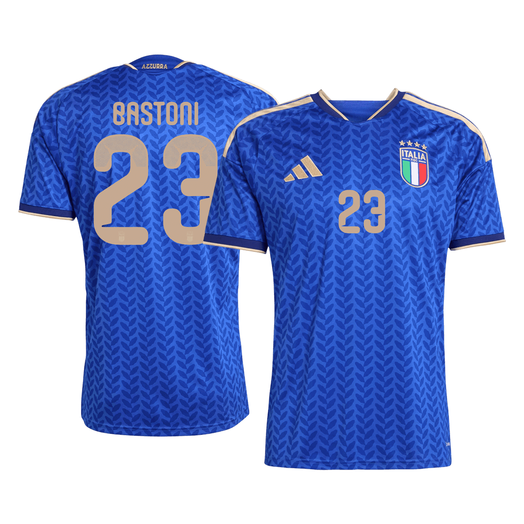 BASTONI #23 Italie Domicile Maillot 2026 Bleu - Super