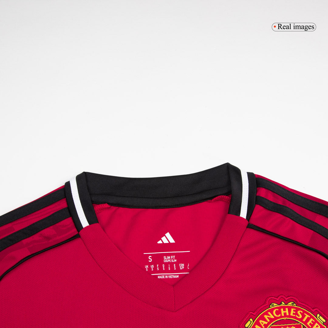 Manchester United Domicile Maillot 2025/26 Rouge - Super
