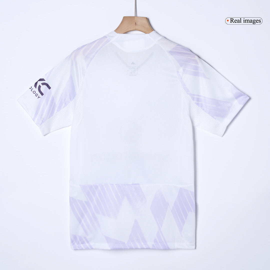 Manchester United Extérieur Maillot 2025/26 Blanc Joueur