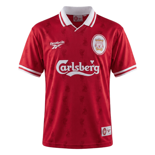 Retro Liverpool Domicile Maillot 1996/97 Rouge