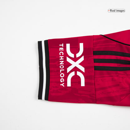 Men Manchester United Domicile Maillot Kit 2025/26 Rouge - Super