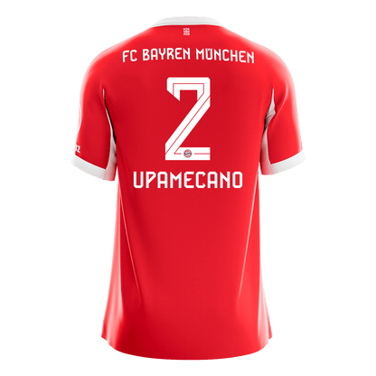 UPAMECANO #2 Bayern Munich Domicile Maillot 2025/26 Rouge - Super