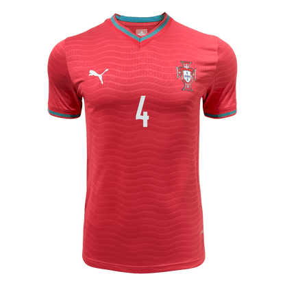RÚBEN DIAS #4 Portugal Domicile Maillot 2026 Rouge Joueur