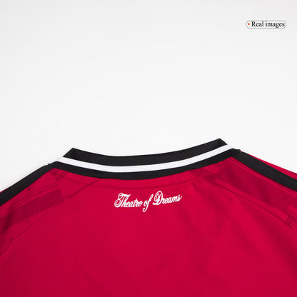 Men Manchester United Domicile Maillot Kit 2025/26 Rouge - Super