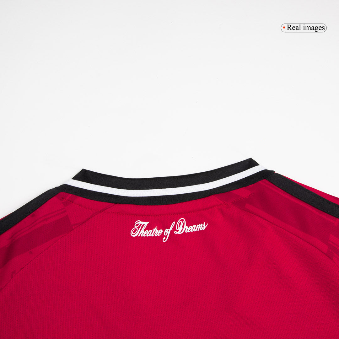 Men Manchester United Domicile Maillot Kit 2025/26 Rouge - Super