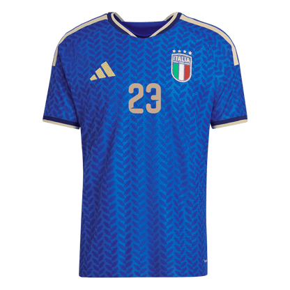 BASTONI #23 Italie Domicile Maillot 2026 Bleu Joueur