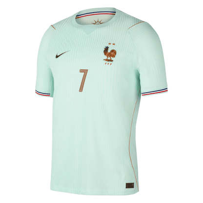 DEMBELE #7 France Extérieur Maillot 2026 Vert Joueur