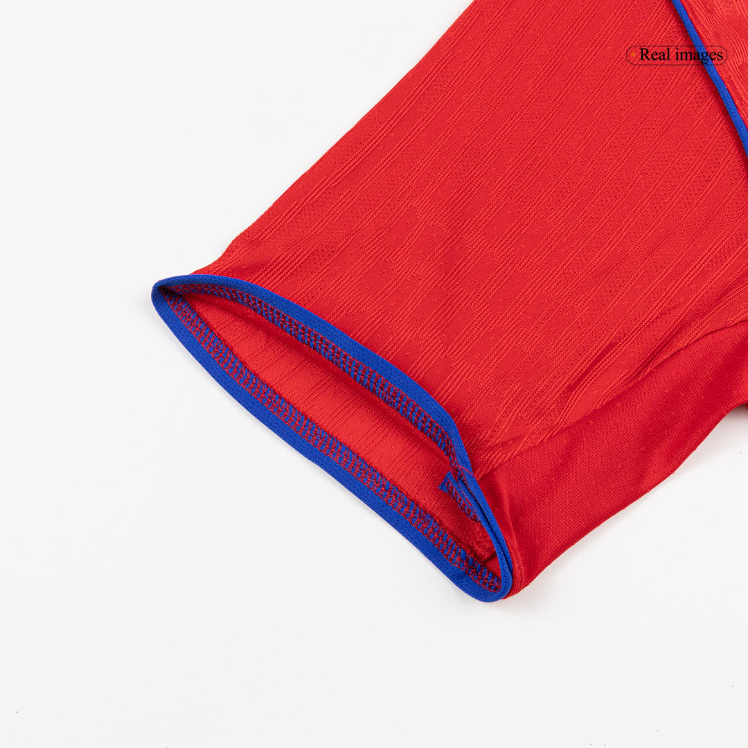 Les Parisiens Third Maillot 2025/26 Rouge Joueur Grande Taille