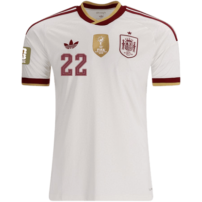 CUBARSÍ #22 Espagne Extérieur Maillot 2026 Blanc