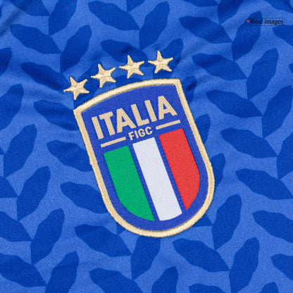 Italie Domicile Maillot Kit 2026 Enfant Bleu