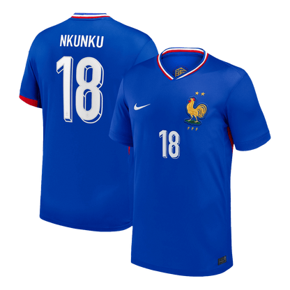 NKUNKU #18 France Domicile Maillot 2024 Bleu