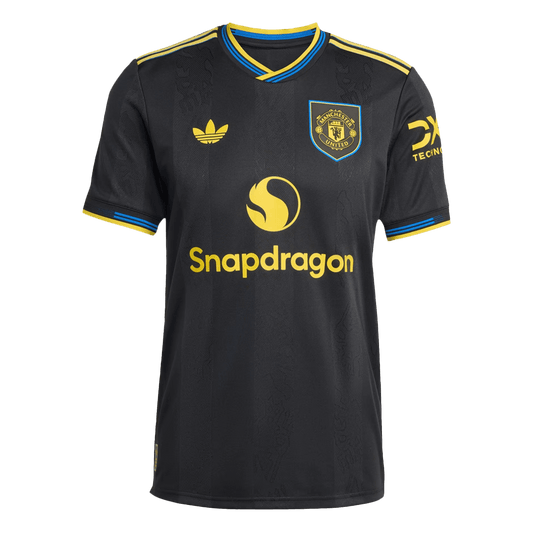 Manchester United Third Maillot 2025/26 Noir Joueur