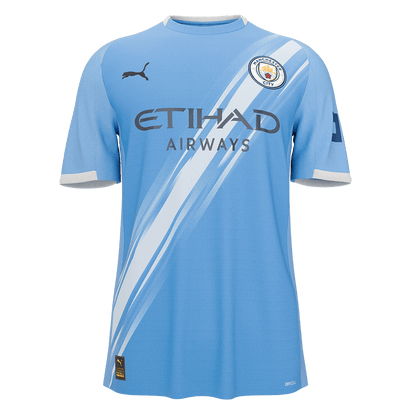 Manchester City Domicile Maillot 2025/26 Bleu - Super Grande Taille