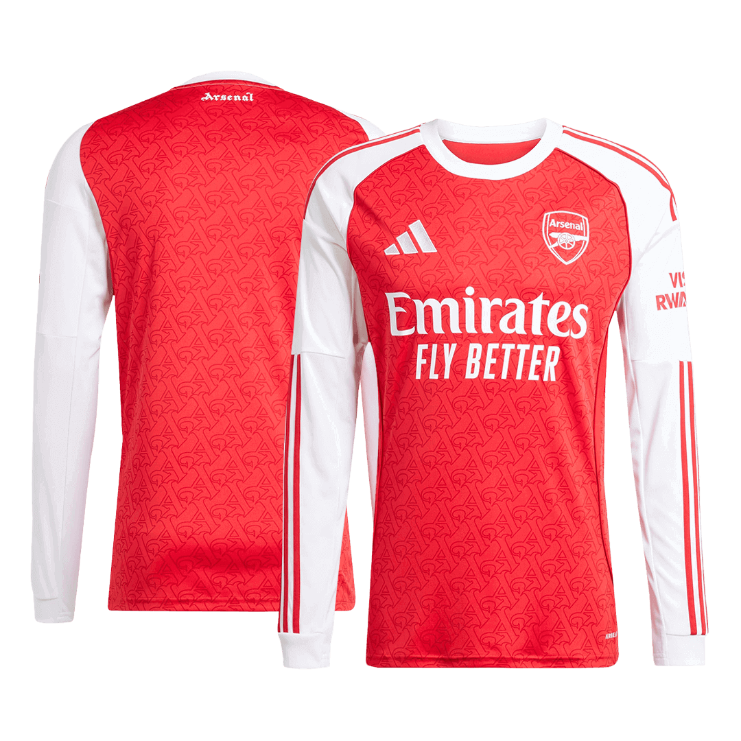 Arsenal Domicile Maillot Manches Longues 2025/26 Rouge
