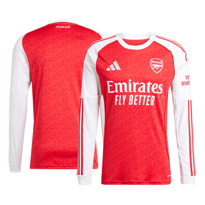 Arsenal Domicile Maillot Manches Longues 2025/26 Rouge