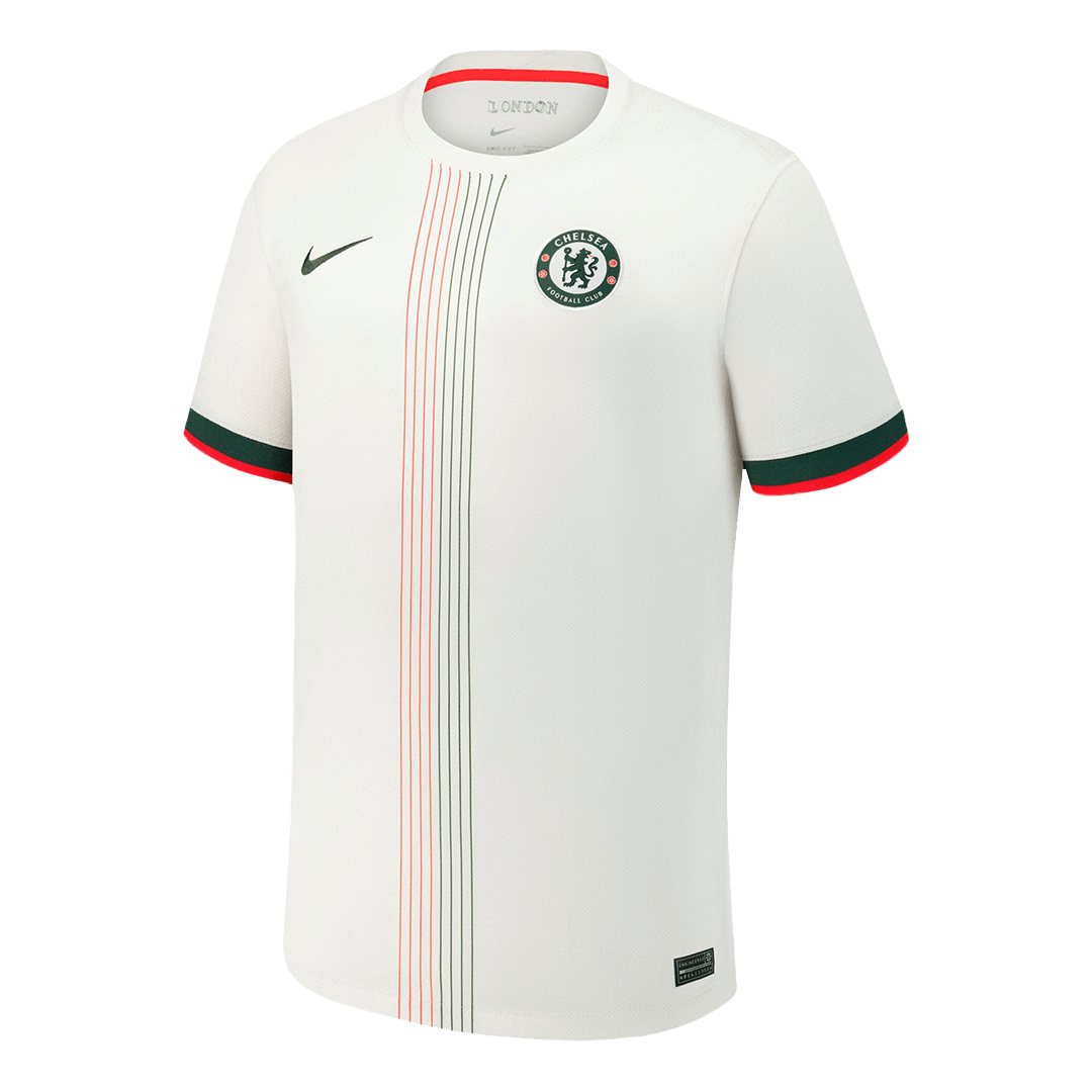 Chelsea Extérieur Maillot 2025/26 Blanc Grande Taille