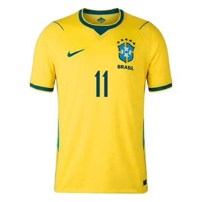 RAPHINHA #11 Brésil Domicile Maillot 2026 Jaune
