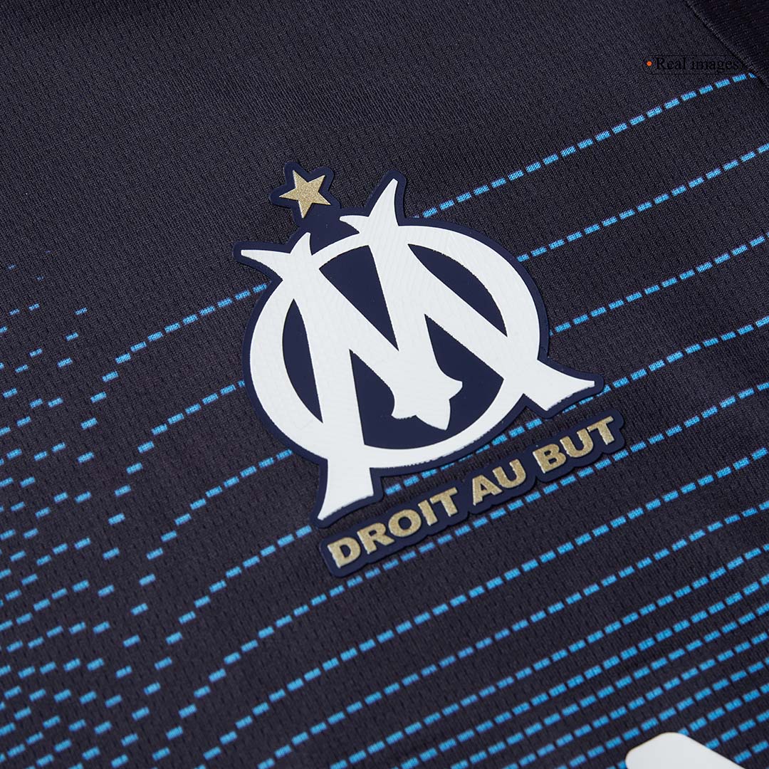 Olympique de Marseille Extérieur Maillot 2025/26 Bleu marine Grande Taille
