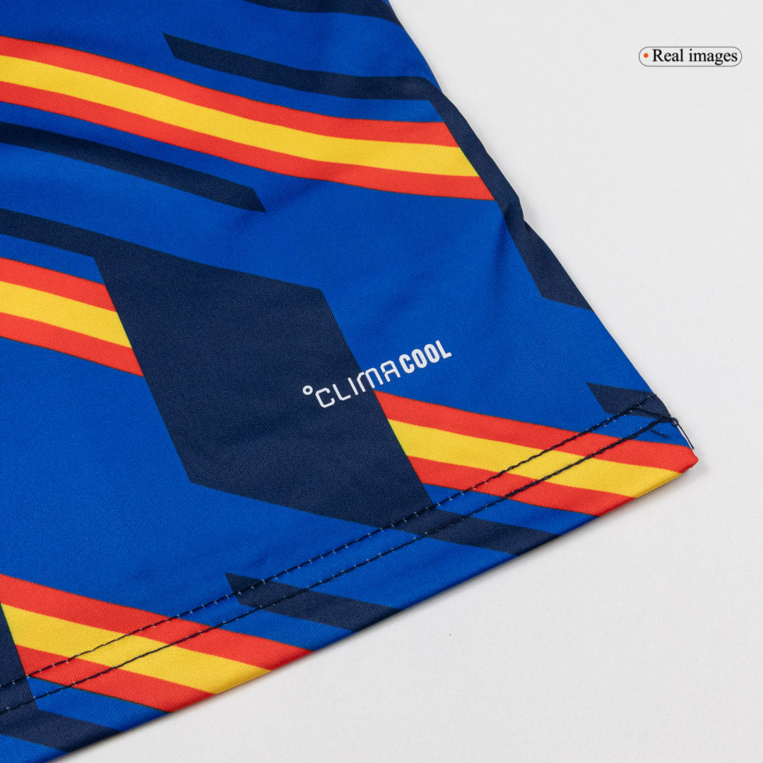 Espagne Pre-Match Maillot 2026 Bleu marine Grande Taille