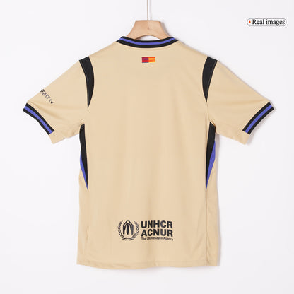 Barcelone Extérieur Maillot Kit 2025/26 Jaune&Noir