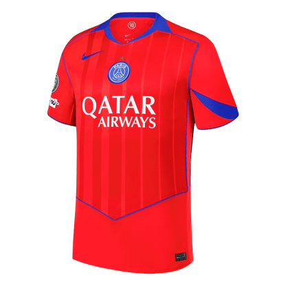 Les Parisiens Third Maillot 2025/26 Rouge Grande Taille
