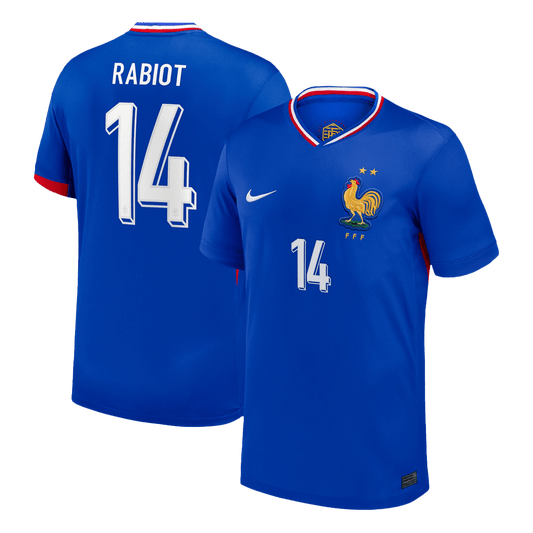 RABIOT #14 France Domicile Maillot 2024 Bleu