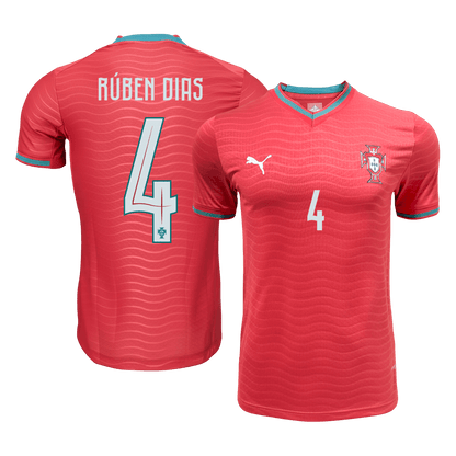 RÚBEN DIAS #4 Portugal Domicile Maillot 2026 Rouge Joueur