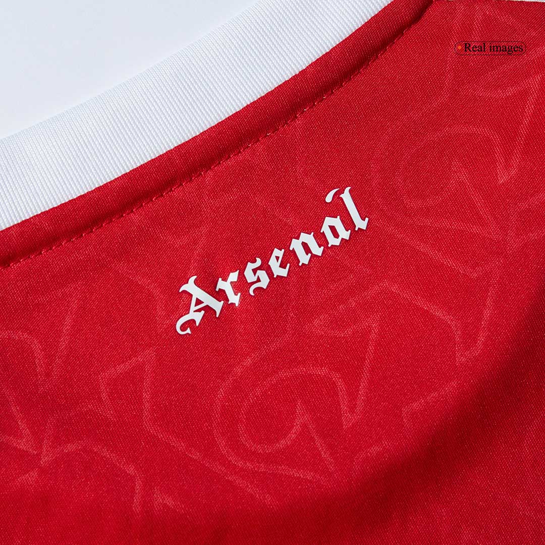 Arsenal Domicile Maillot Kit 2025/26 Enfant Rouge