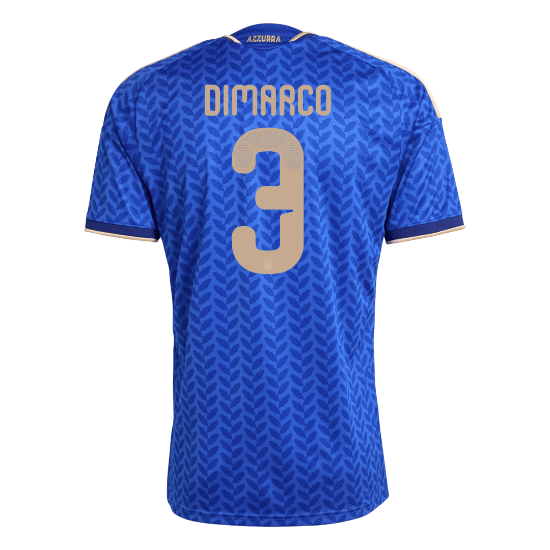 DIMARCO #3 Italie Domicile Maillot 2026 Bleu - Super